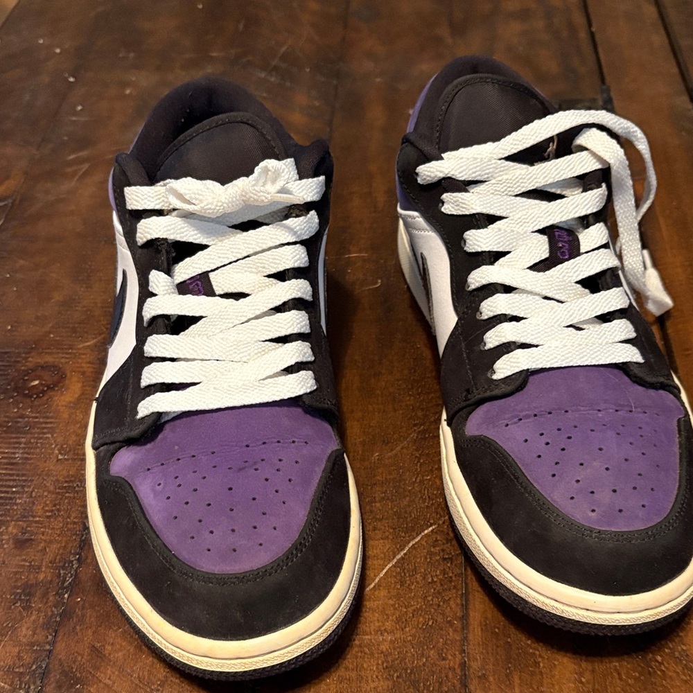 Jordan Purple and Black Men's Sneakers